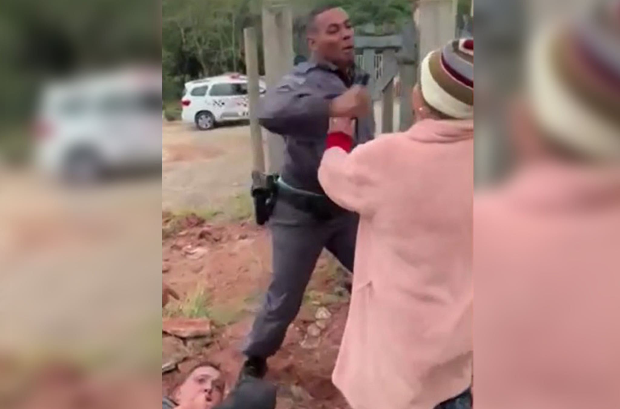 Idosa Agredida Pela Polícia Militar