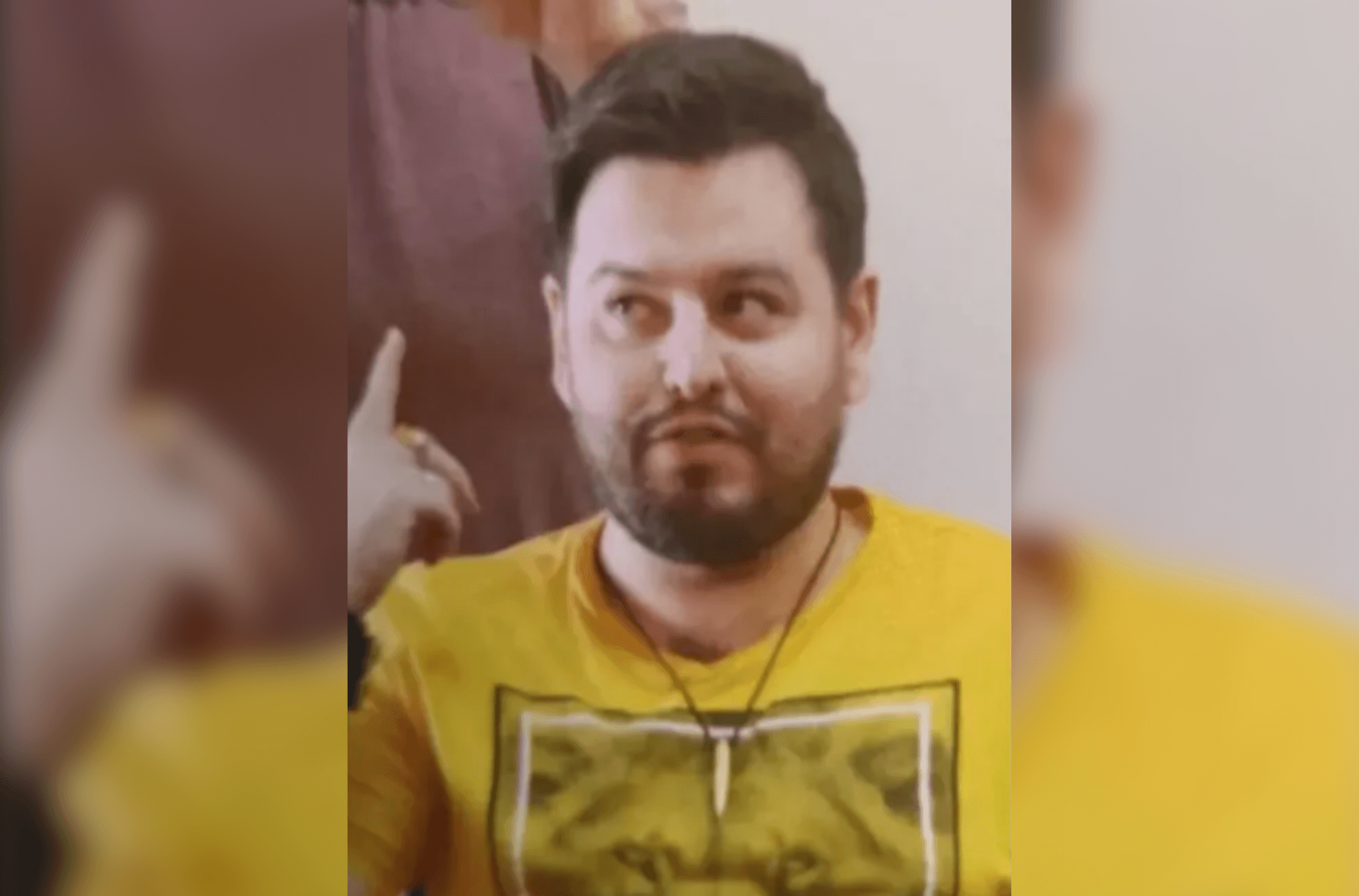 Imagem ilustra o suspeito.