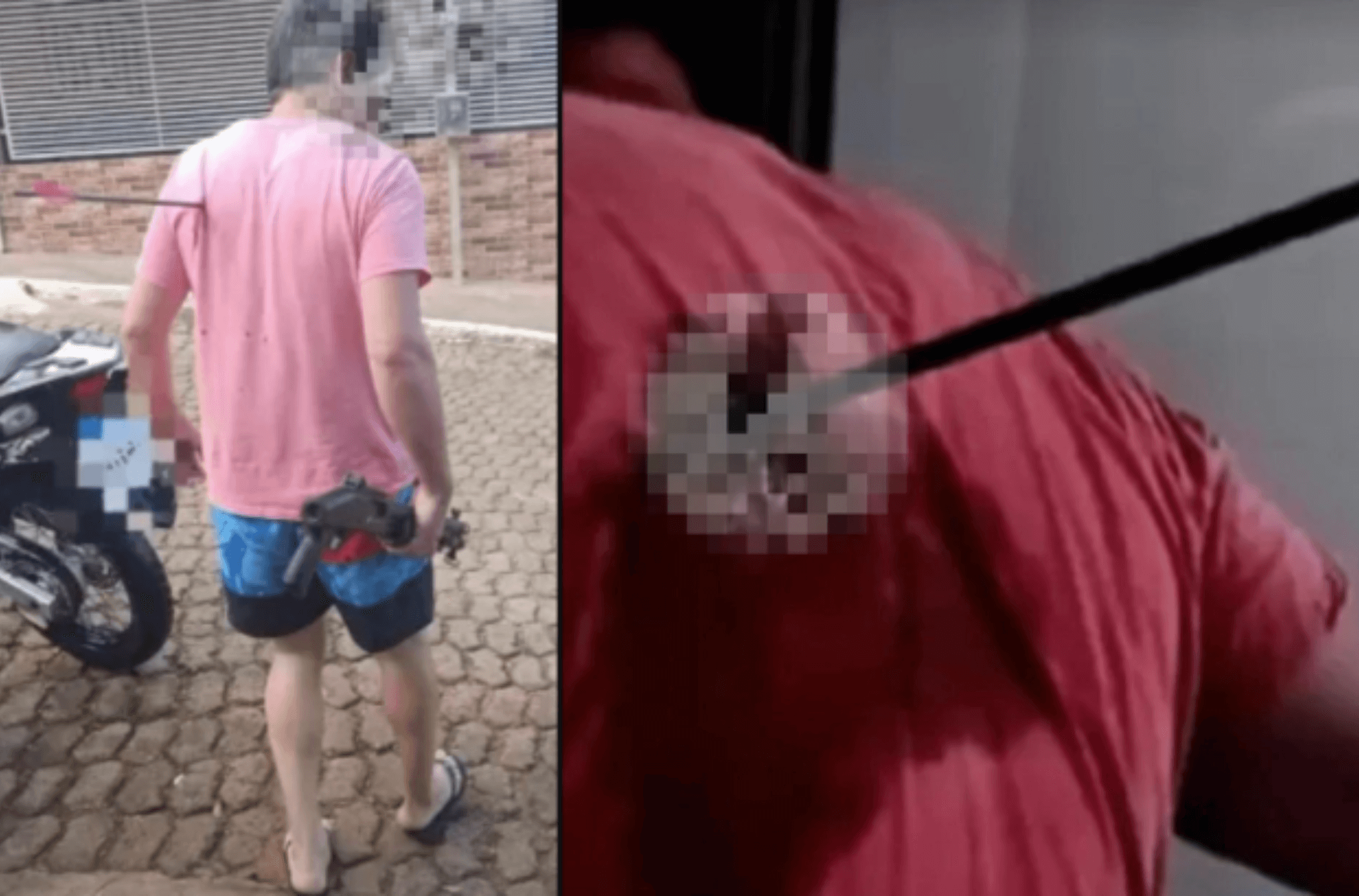 Imagem ilustra a briga.