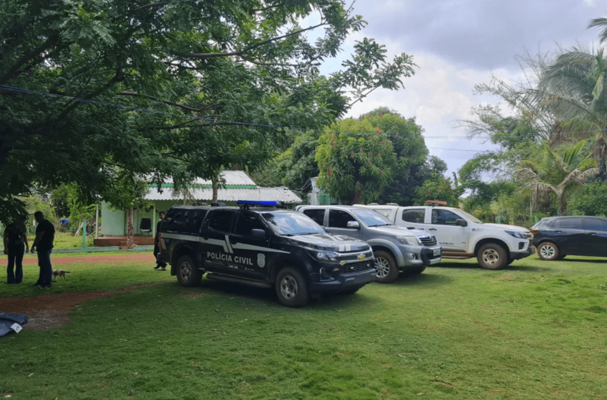 Imagem ilustra o local onde as vítimas foram resgatadas.