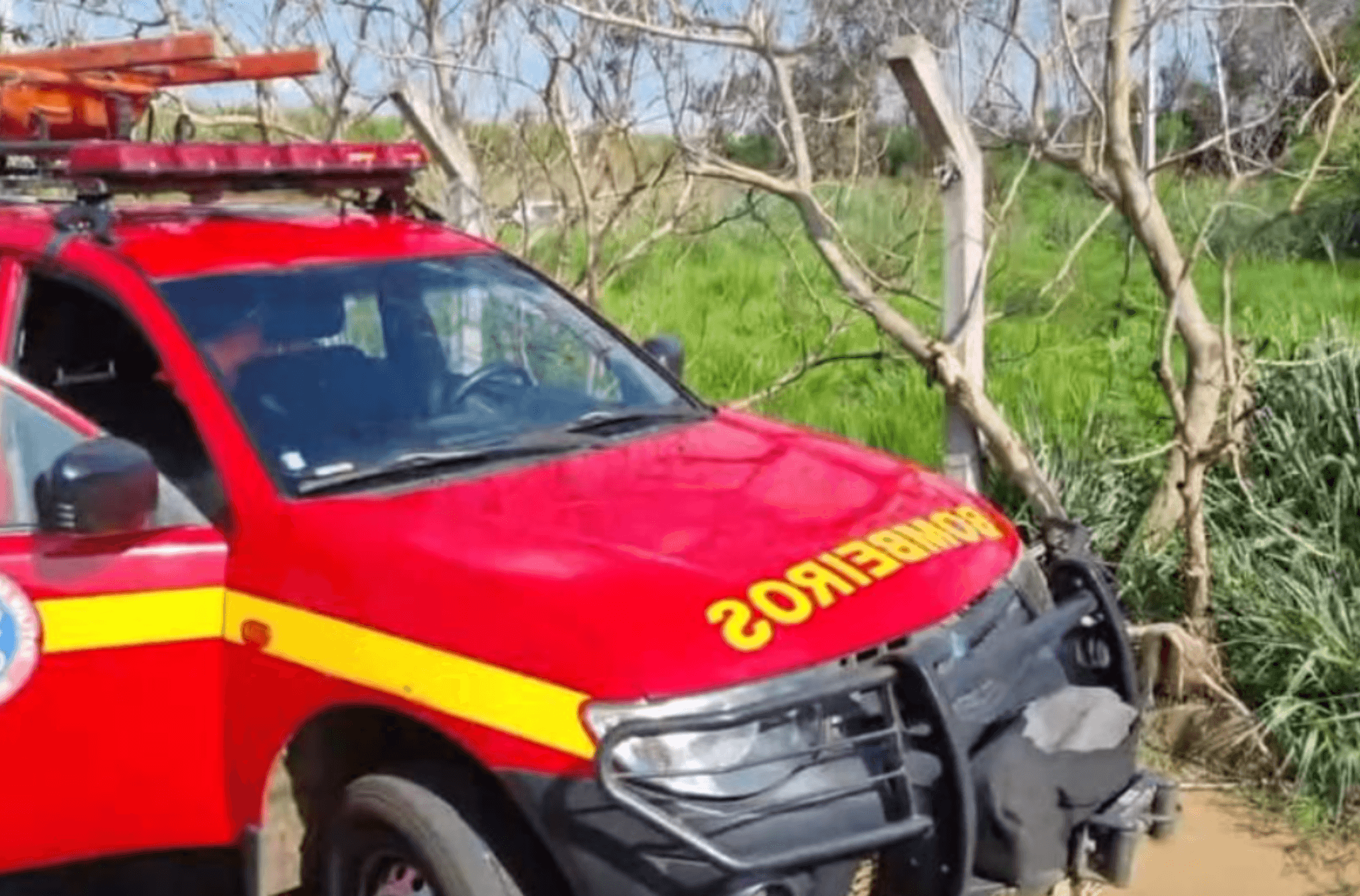 Imagem ilustra o momento em que o corpo é retirado.