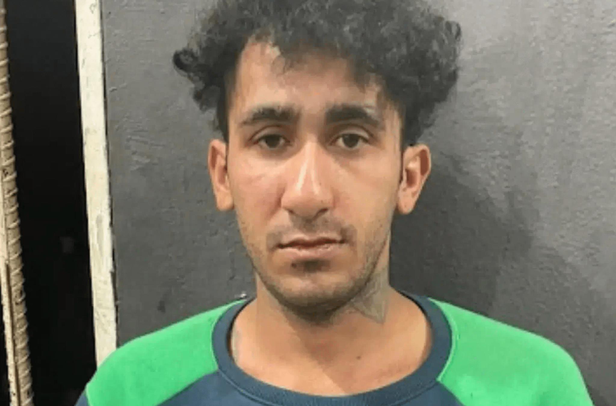 Imagem ilustra o suspeito.