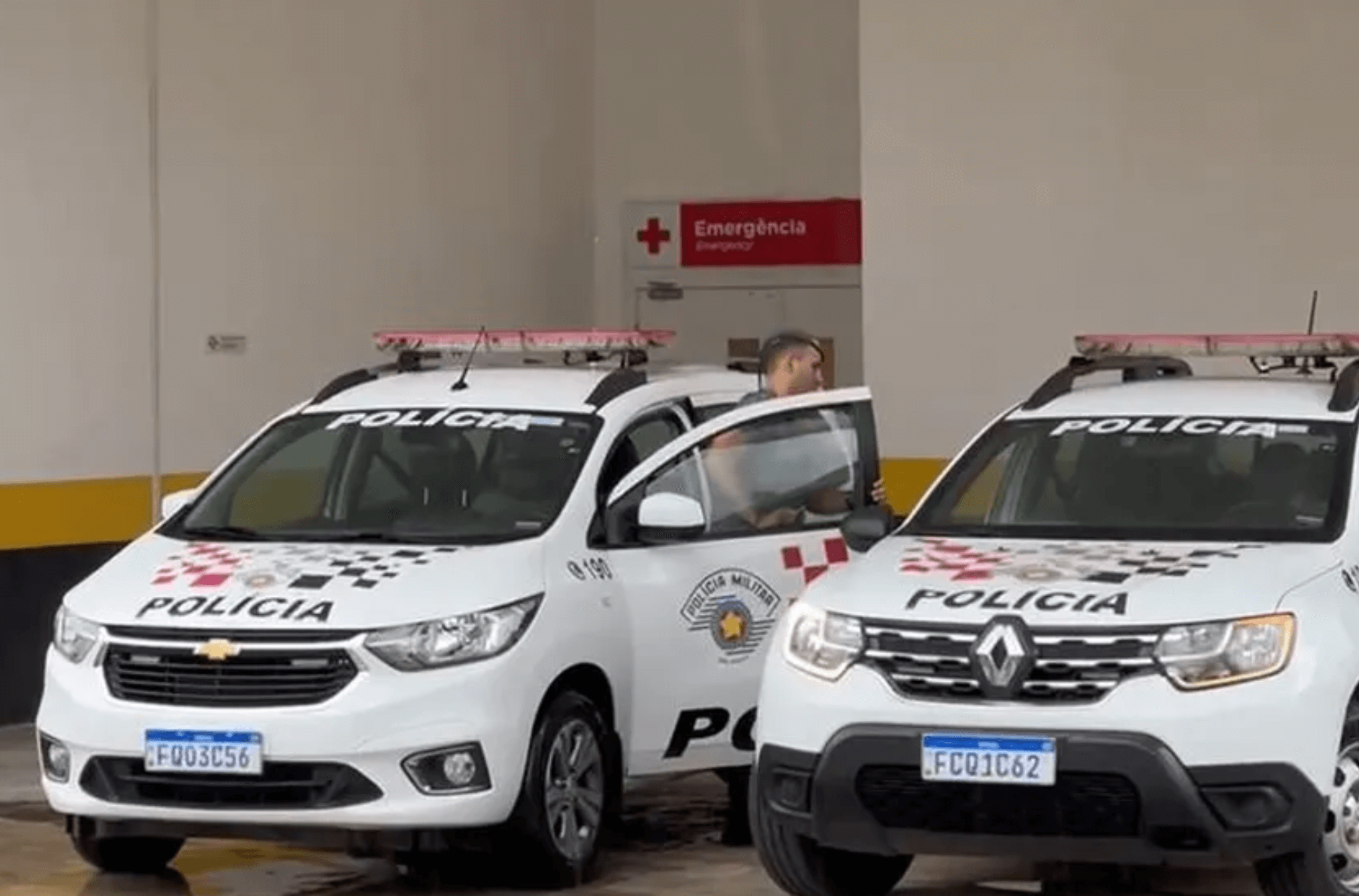 Imagens ilustra polícia no local.