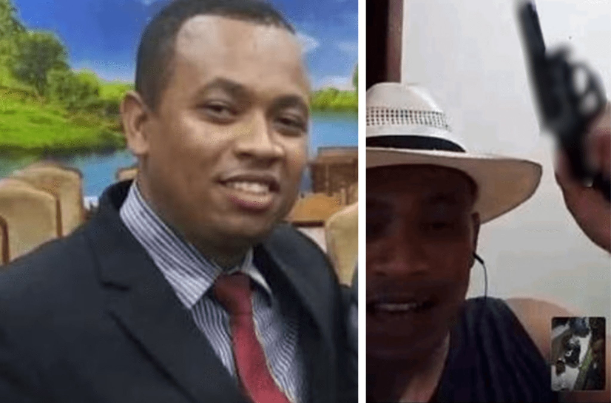 Imagem ilustra o suspeito.