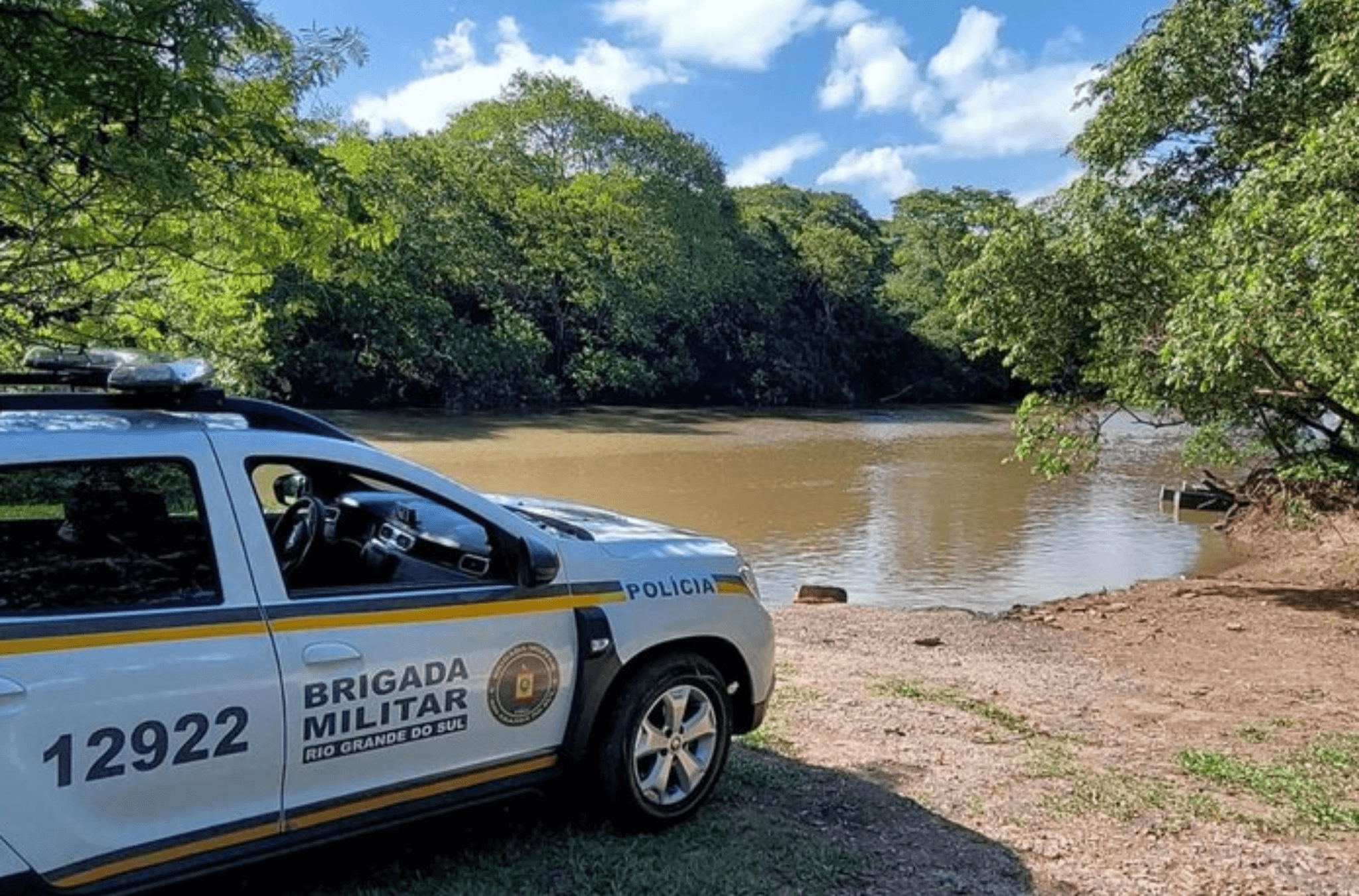 Imagem ilustra local onde corpo foi encontrado