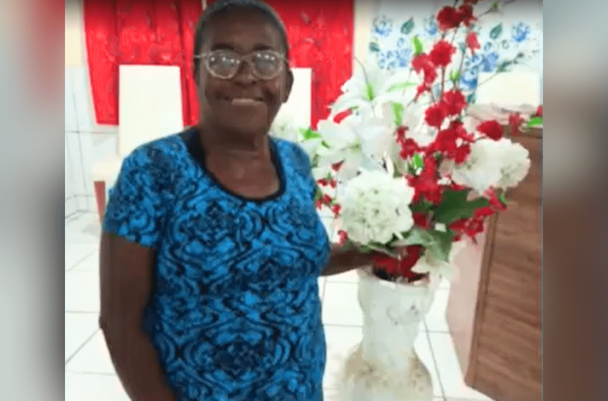 Imagem ilustra a vítima