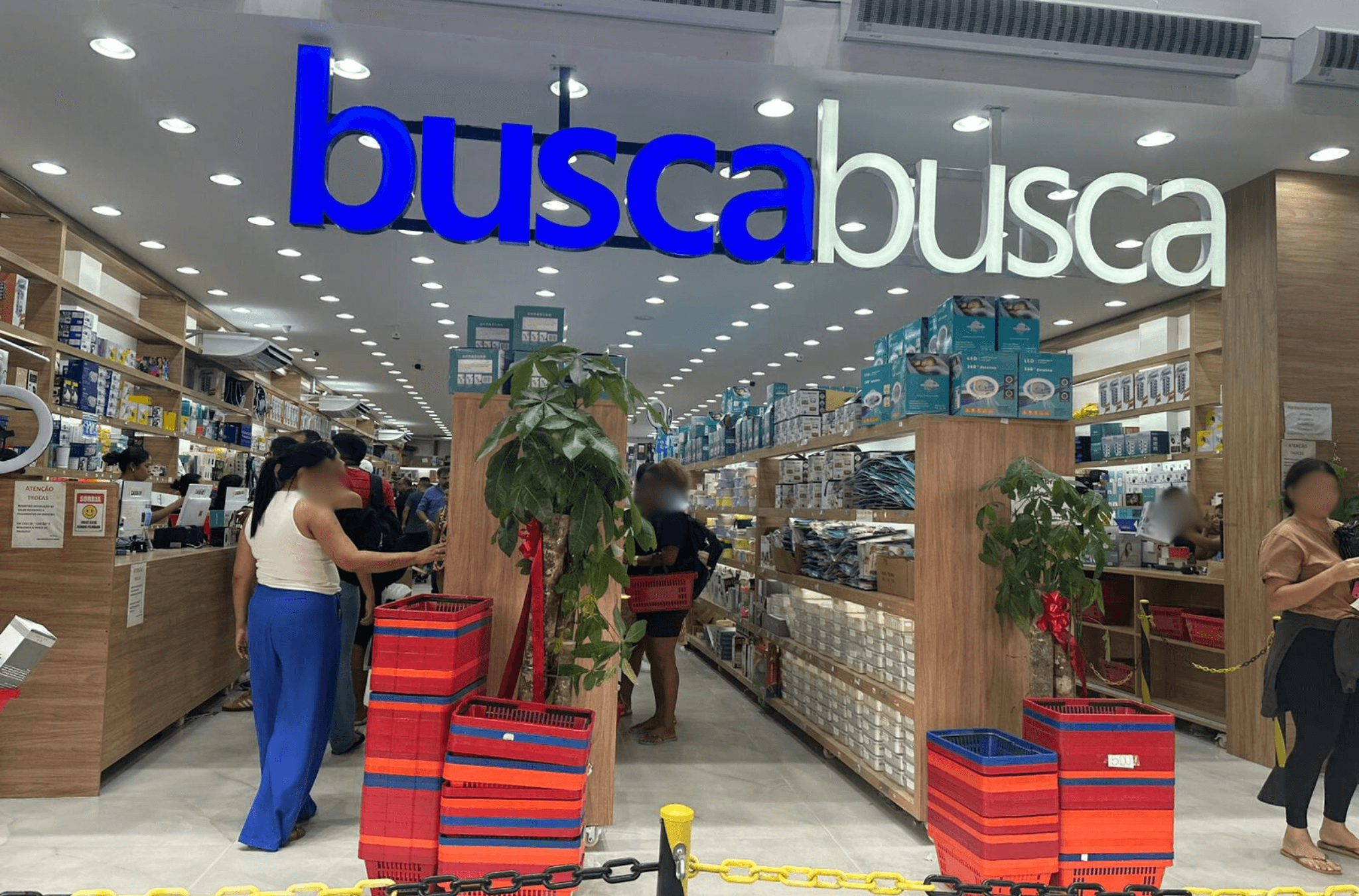 Imagem ilustra loja alvo da operação