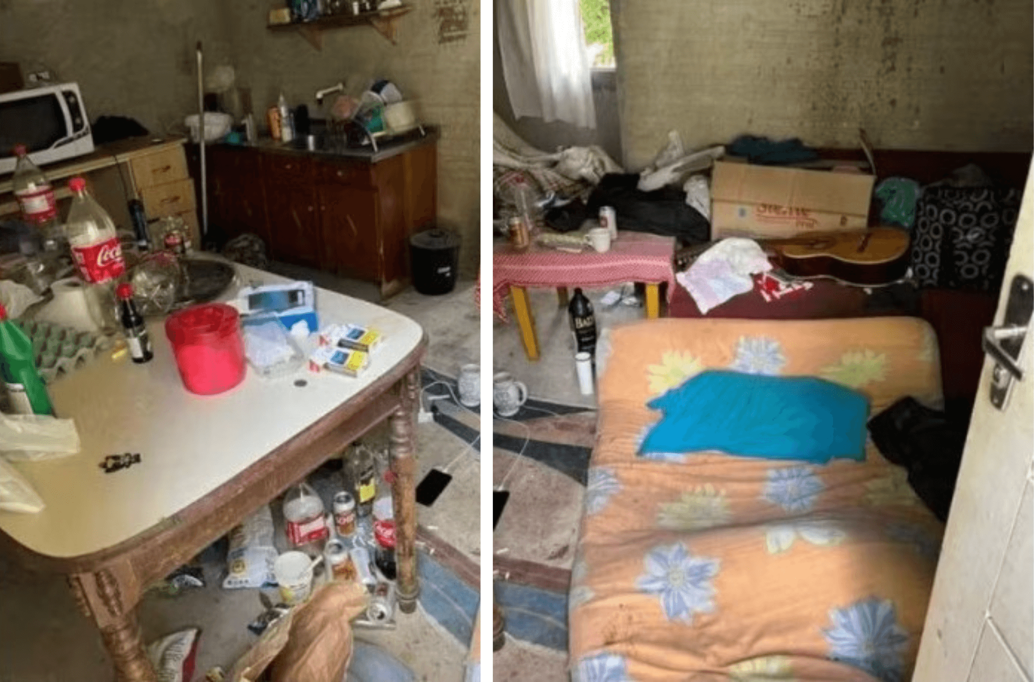 Imagem ilustra o local onde o corpo foi encontrado