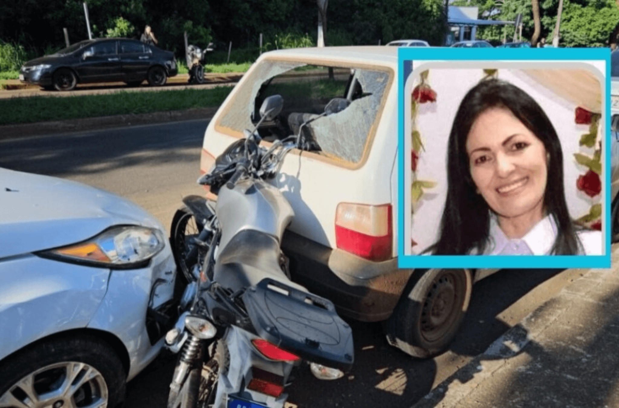 Imagem ilustra acidente