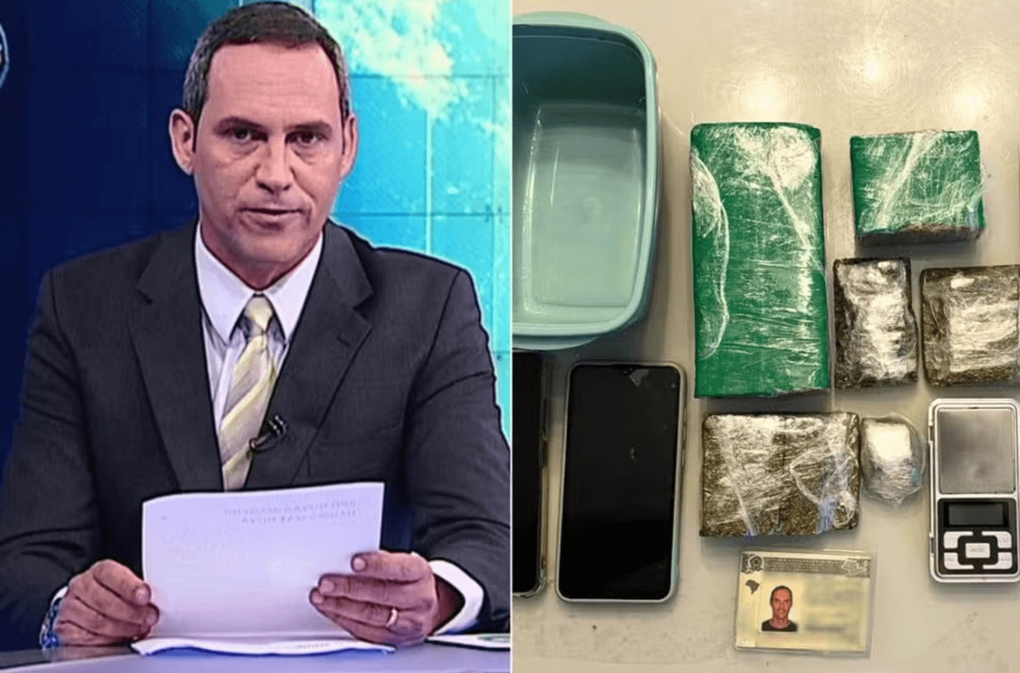 Imagem ilustra o suspeito