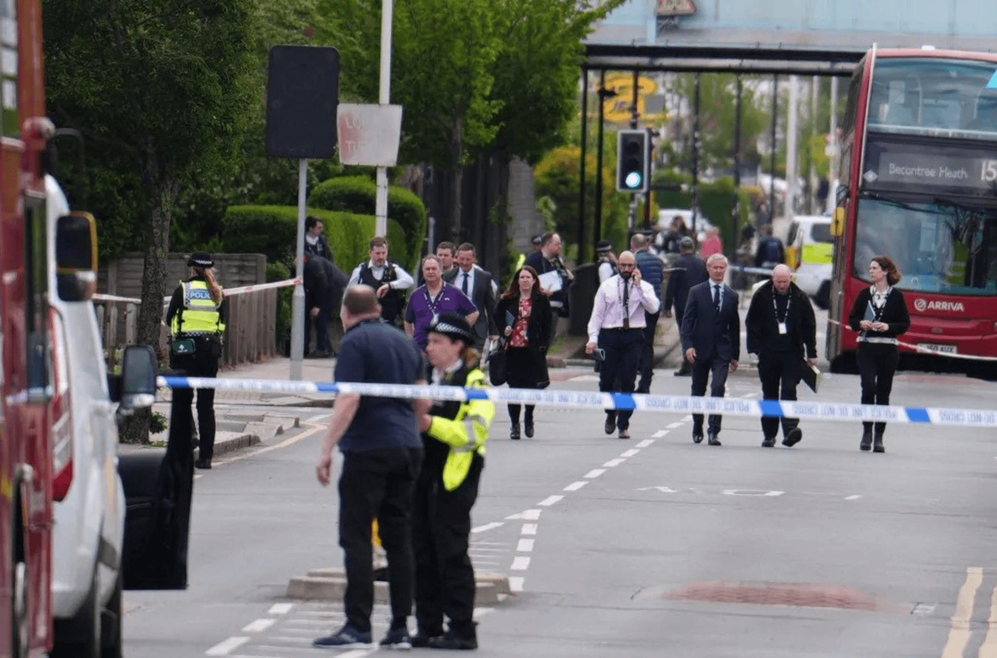 Imagem ilustra local do ataque