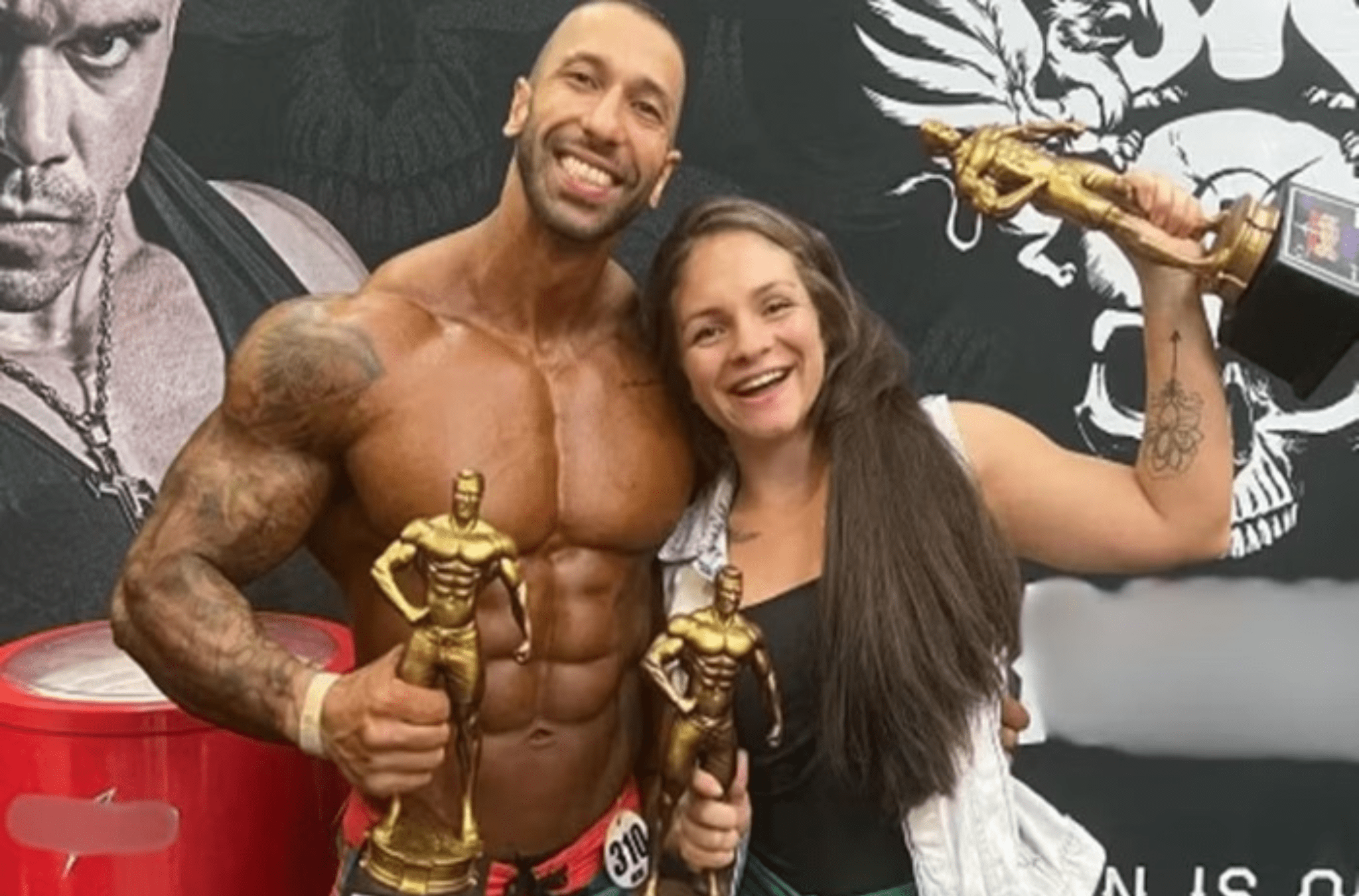 Imagem ilustra a vítima e o suspeito