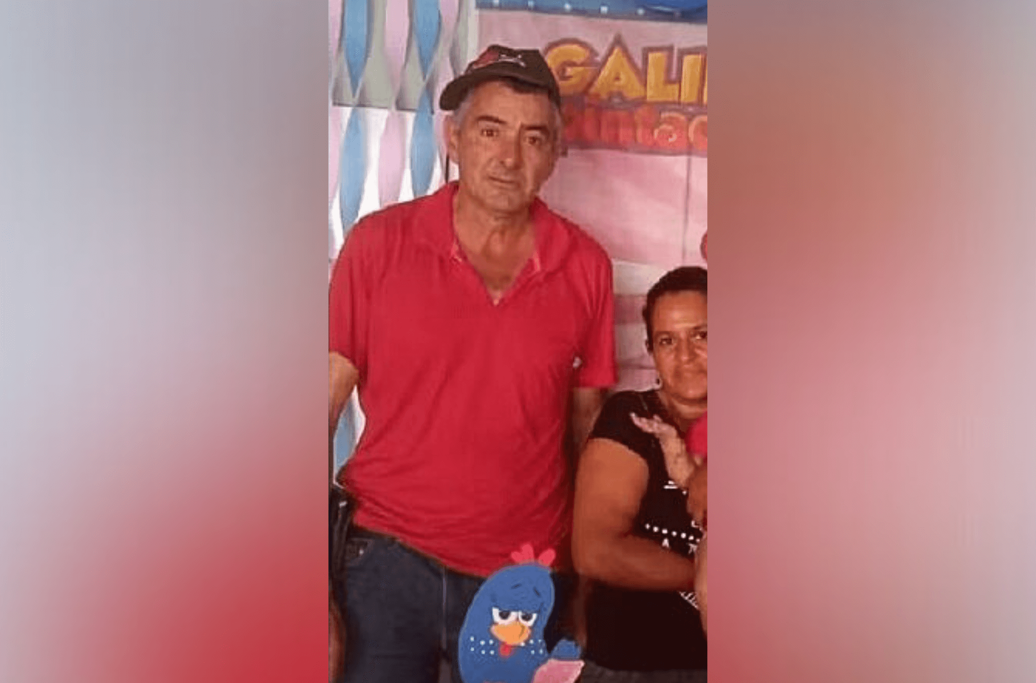 Imagem ilustra vítima e suspeito