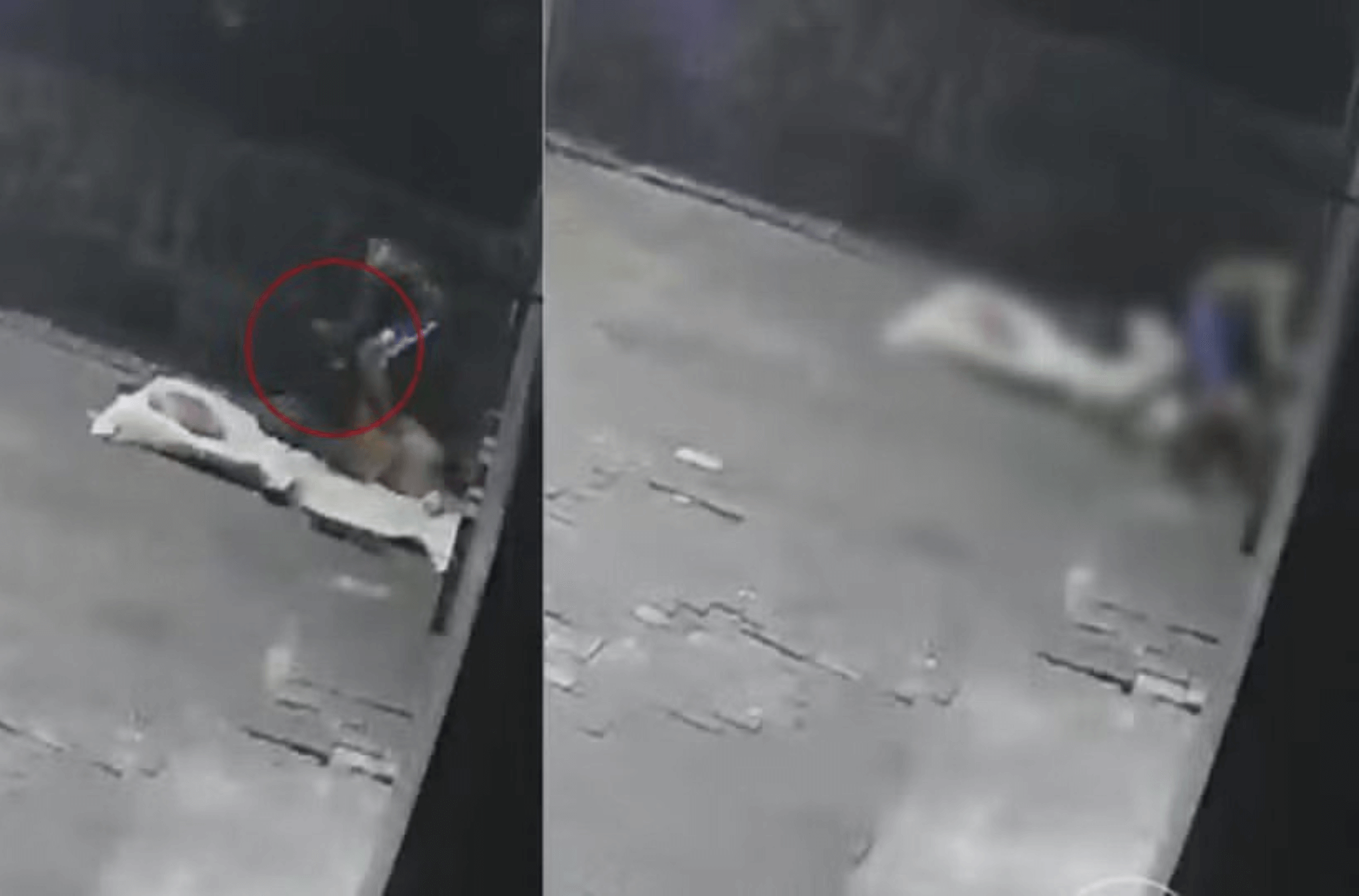 Imagem ilustra momento em que vítima é morta